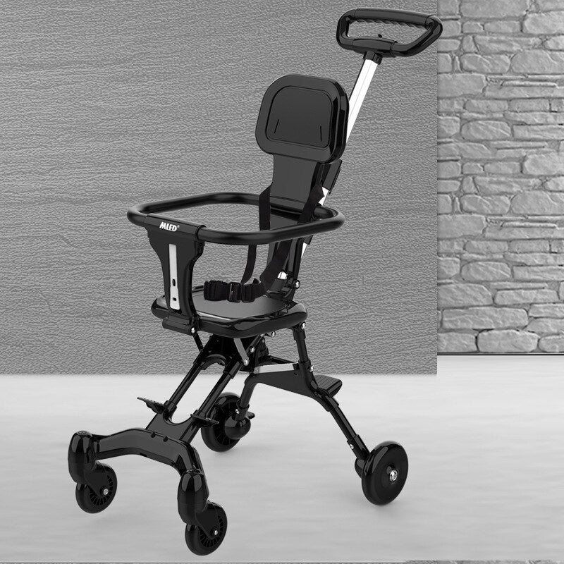 One-Click Fold High Landscape Baby Stroller - Image 4