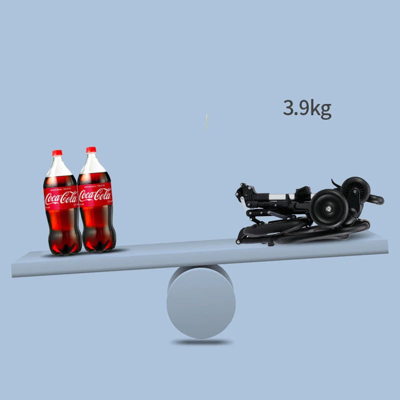 One-Click Fold High Landscape Baby Stroller - Image 6
