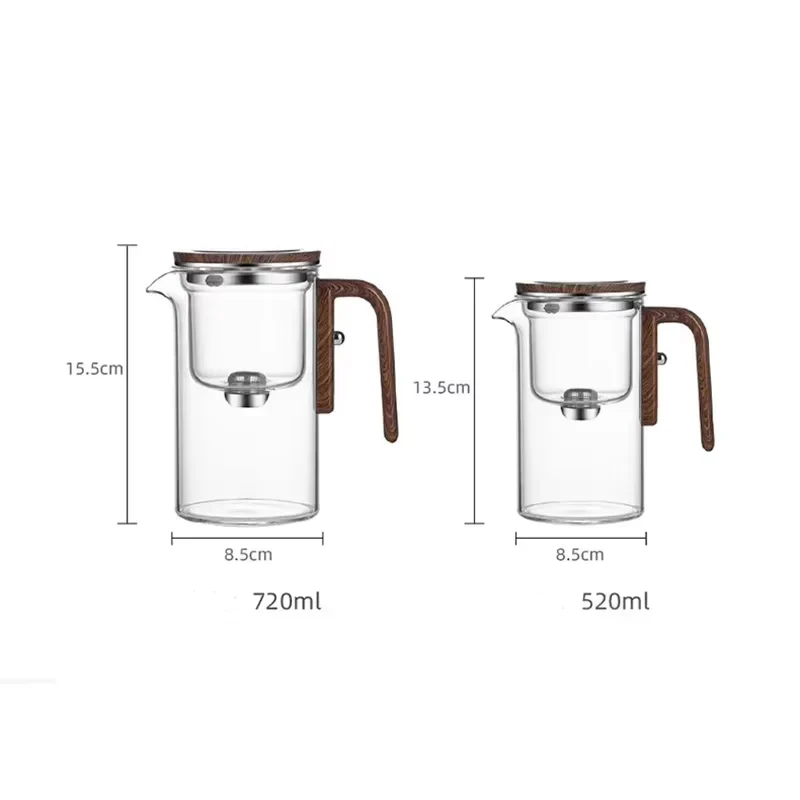 One-Click Magnetic Switch Tea Separation Teapot - Image 3
