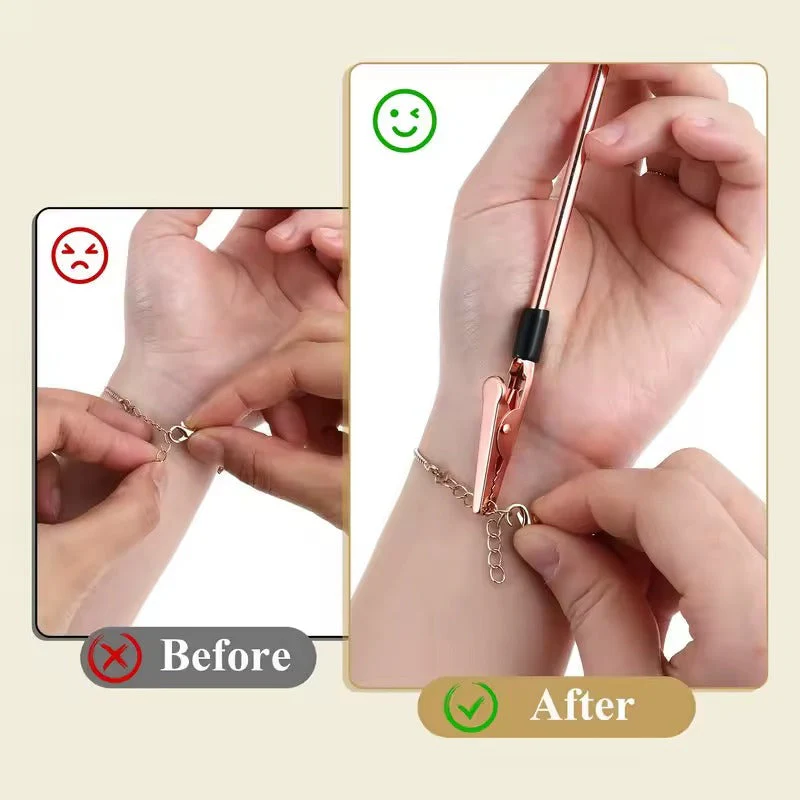 One Hand Bracelet Clasp Holder Jewelry Tool - Image 4