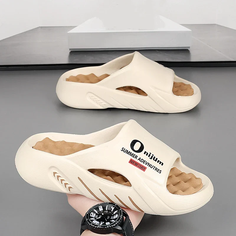 Orange Fire Casual Beach Massager Slippers - Image 10