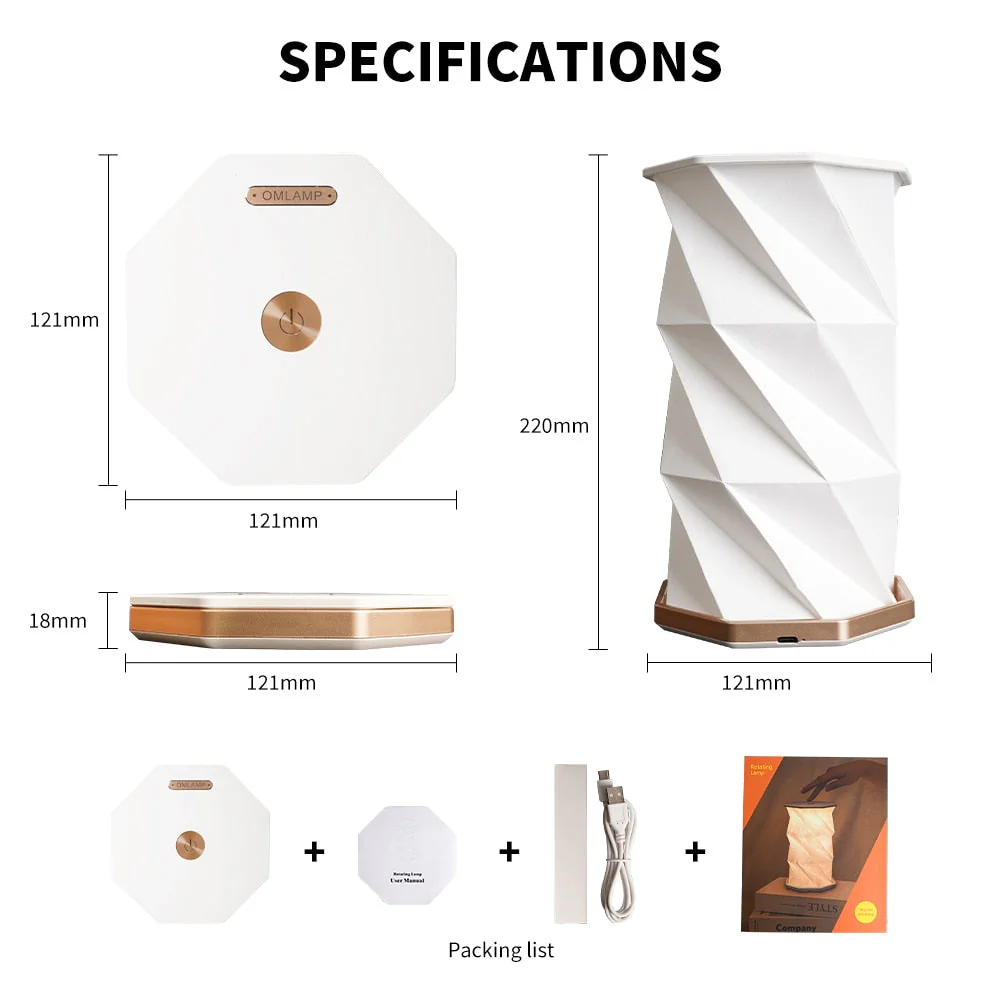 Origami Glow Dimmable Paper Lantern Light - Image 10