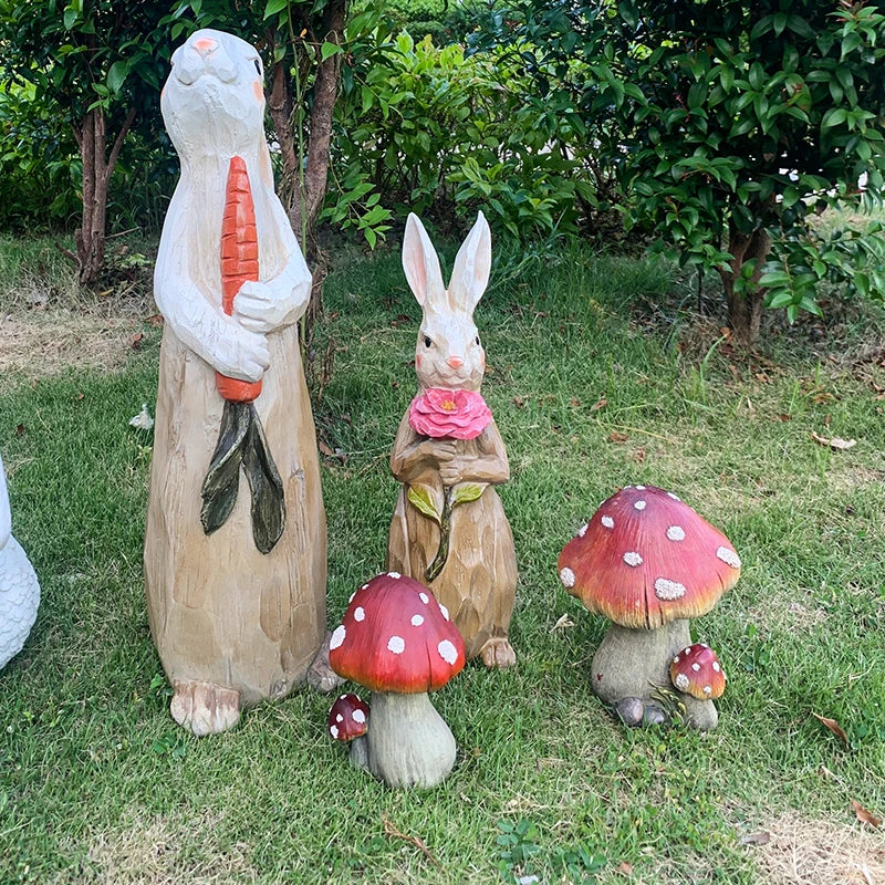 Outdoor Fairy Mushroom Resin Garden Decor - Image 5