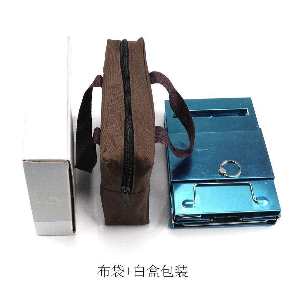Outdoor Foldable Camping Stainless Steel Mini Charcoal Grill - Image 3