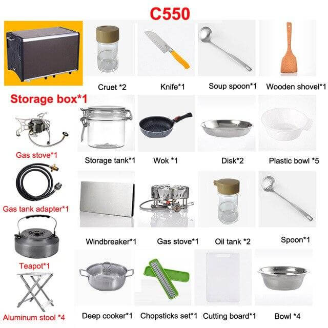 Outdoor Foldable Mobile Kitchen - Image 19