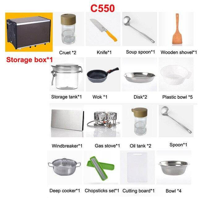 Outdoor Foldable Mobile Kitchen - Image 20