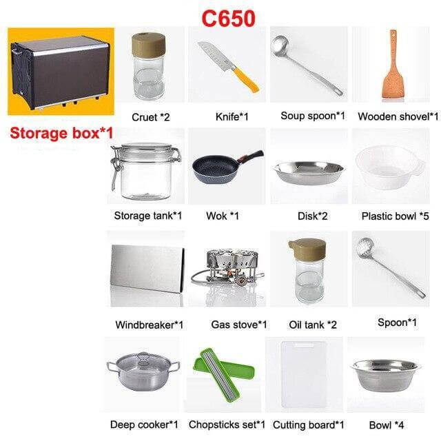 Outdoor Foldable Mobile Kitchen - Image 21