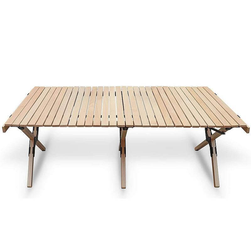 Outdoor Folding Durable Wood Table - Image 8
