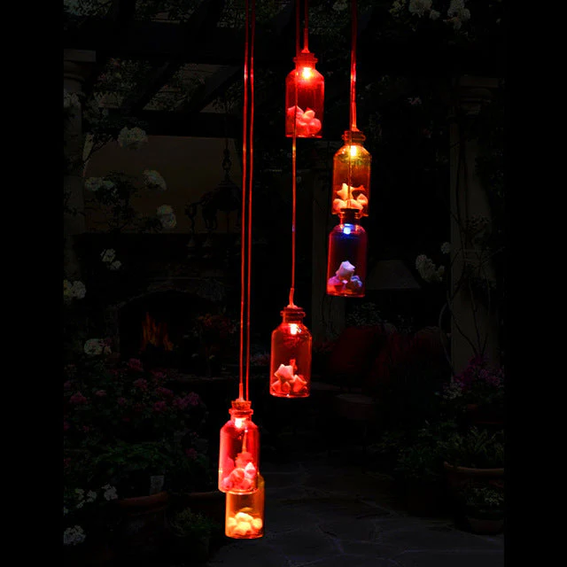 Outdoor LED Solar Hummingbirds DrangFly Lamp - Image 9