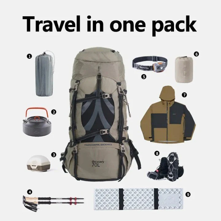 Outdoor Path Camping Large-Capacity Hiker Backpack - Image 4
