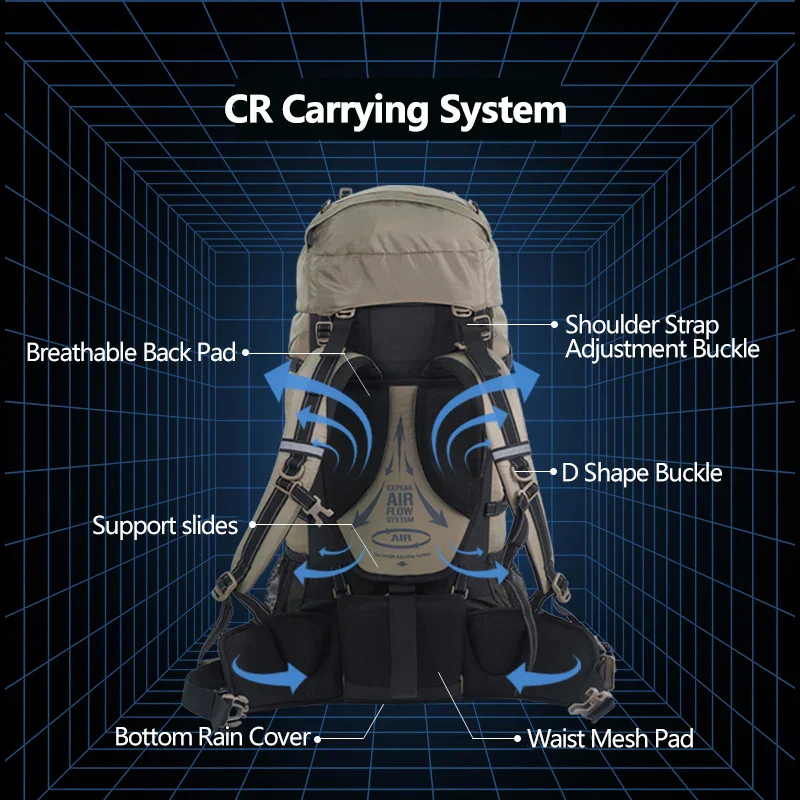 Outdoor Path Camping Large-Capacity Hiker Backpack - Image 5