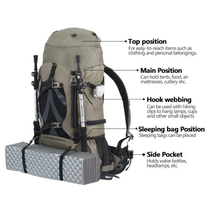 Outdoor Path Camping Large-Capacity Hiker Backpack - Image 6