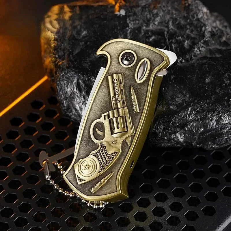 Outdoor Portable Metal Folding Knife Lighter - Image 9