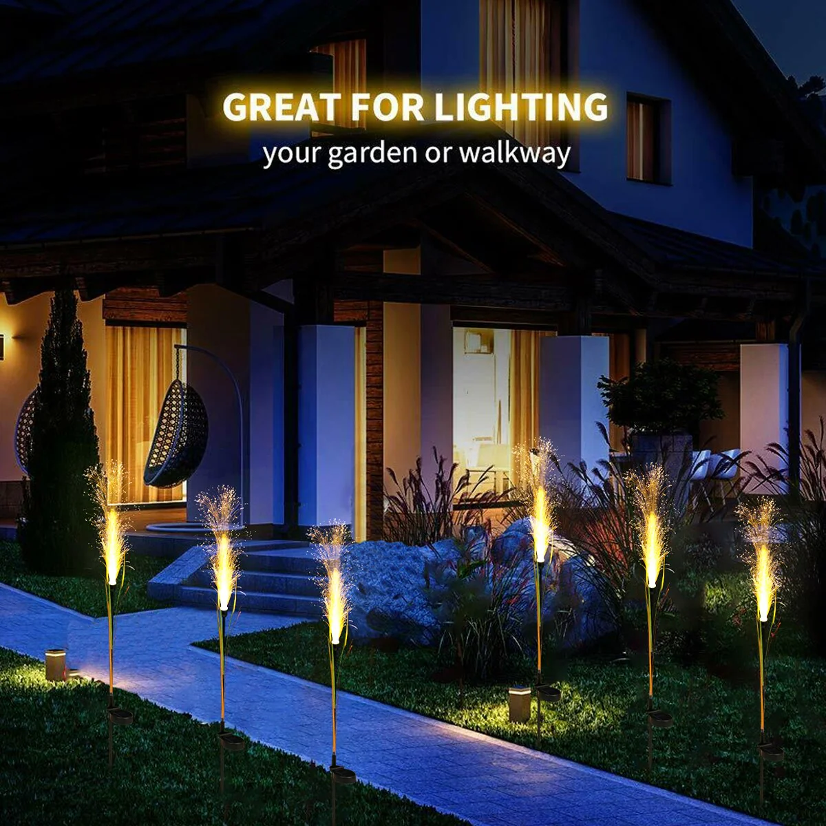 Outdoor Solar Waterproof Reed Garden Lights - Image 2