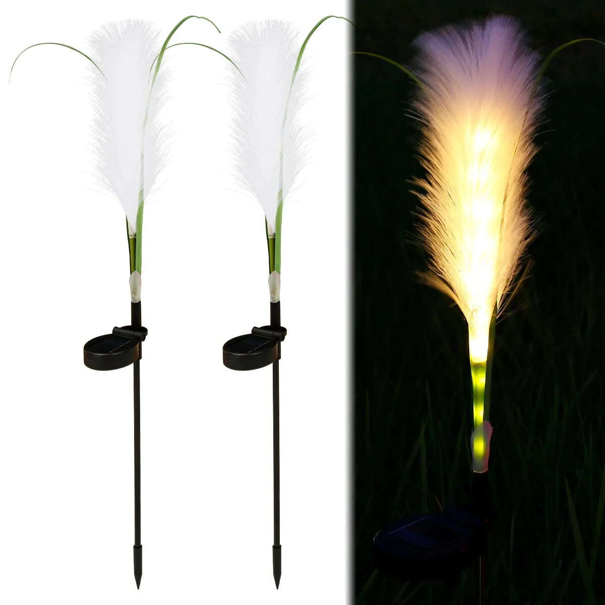 Outdoor Solar Waterproof Reed Garden Lights - Image 8