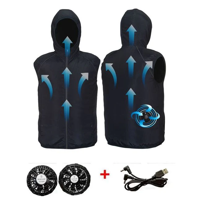 Outdoor Summer Cooling Fan Jacket - Image 10