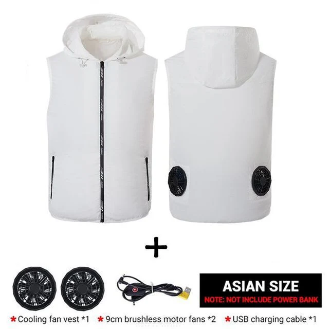 Outdoor Summer Cooling Fan Jacket - Image 13