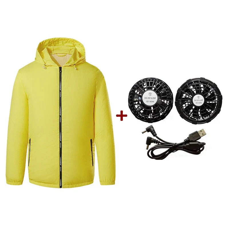 Outdoor Summer Cooling Fan Jacket - Image 14