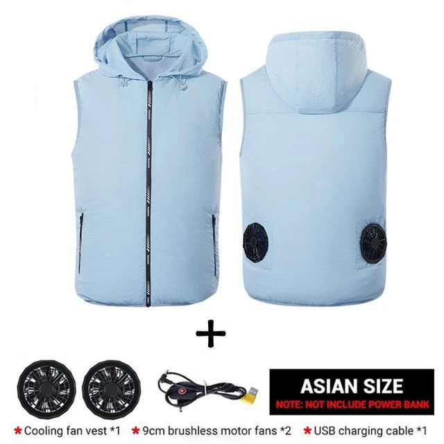 Outdoor Summer Cooling Fan Jacket - Image 9