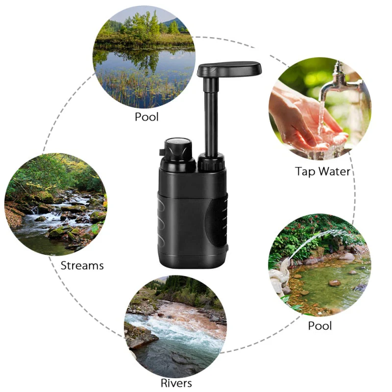 Outdoor Water Filter Camping Survival Tool - Image 3