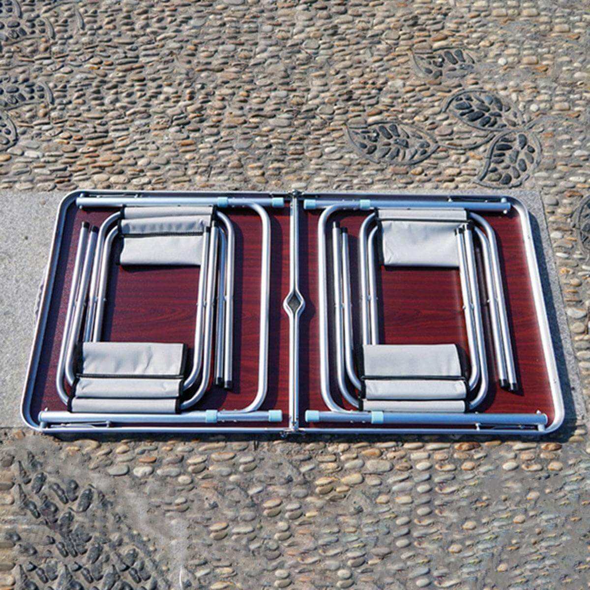 Outdoor Waterproof Adjustable Foldable Picnic Table Set - Image 4