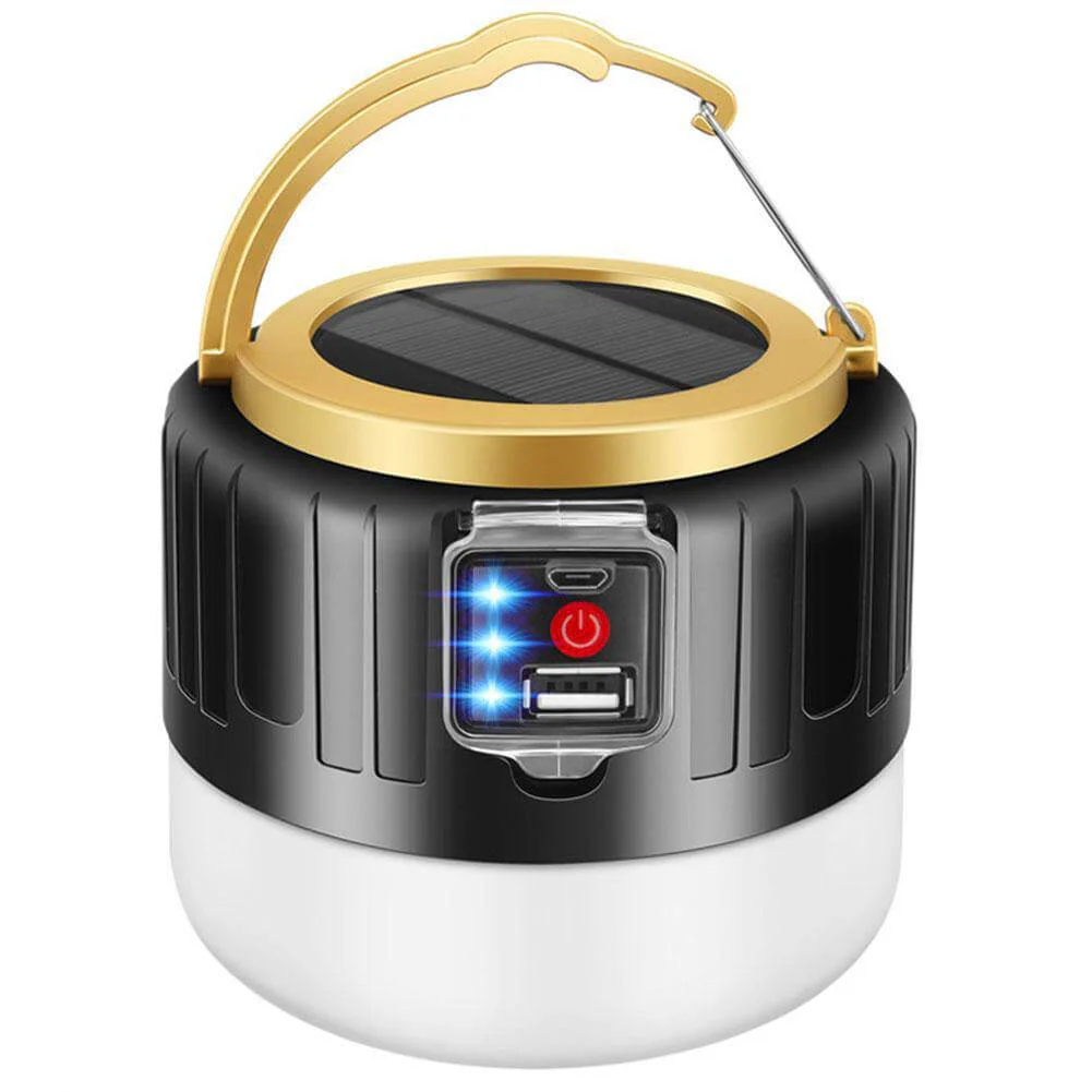 Outdoor Waterproof Solar Rechargeable Camping LED Lamp - Image 12