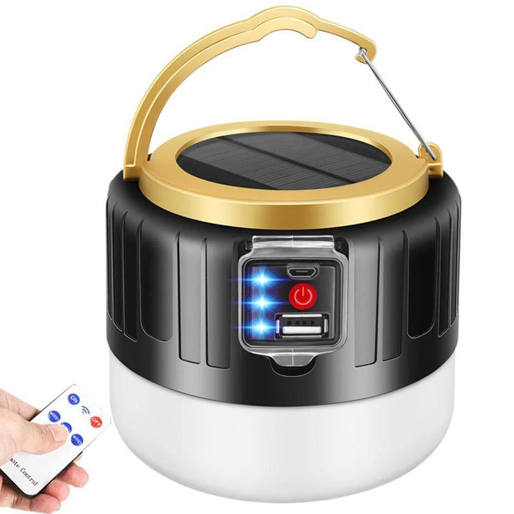 Outdoor Waterproof Solar Rechargeable Camping LED Lamp - Image 6