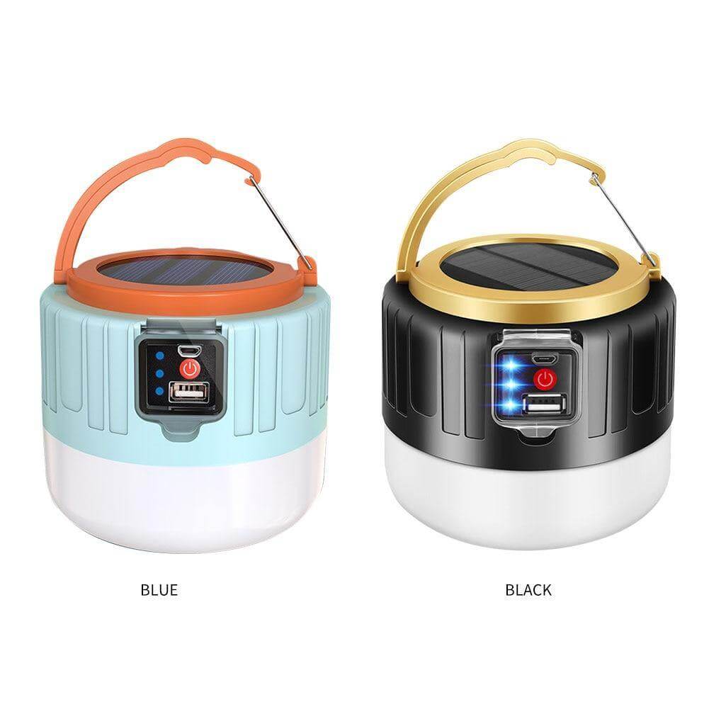 Outdoor Waterproof Solar Rechargeable Camping LED Lamp - Image 9