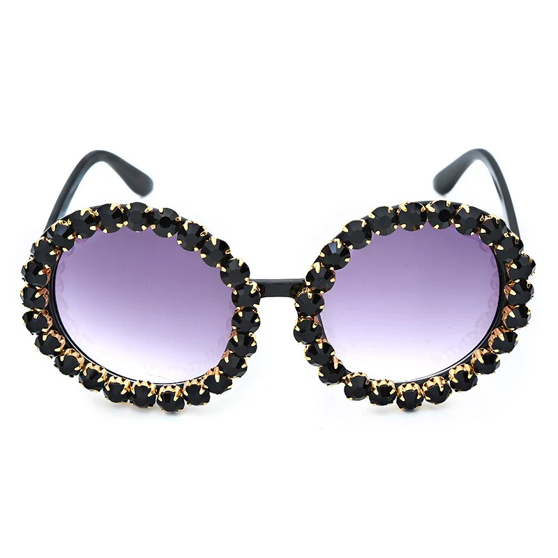 Oversize Round Luxury Sunglasses - Image 11