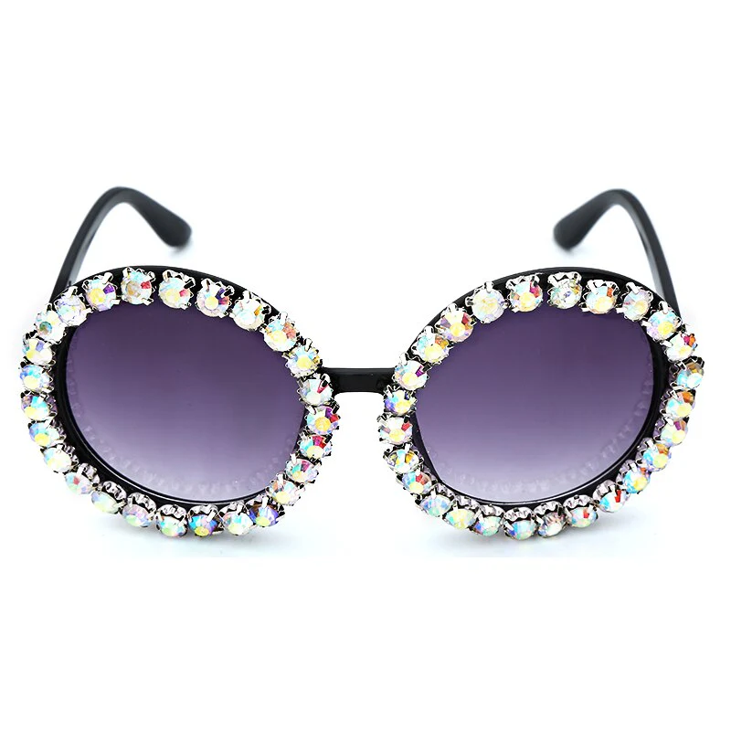 Oversize Round Luxury Sunglasses - Image 6
