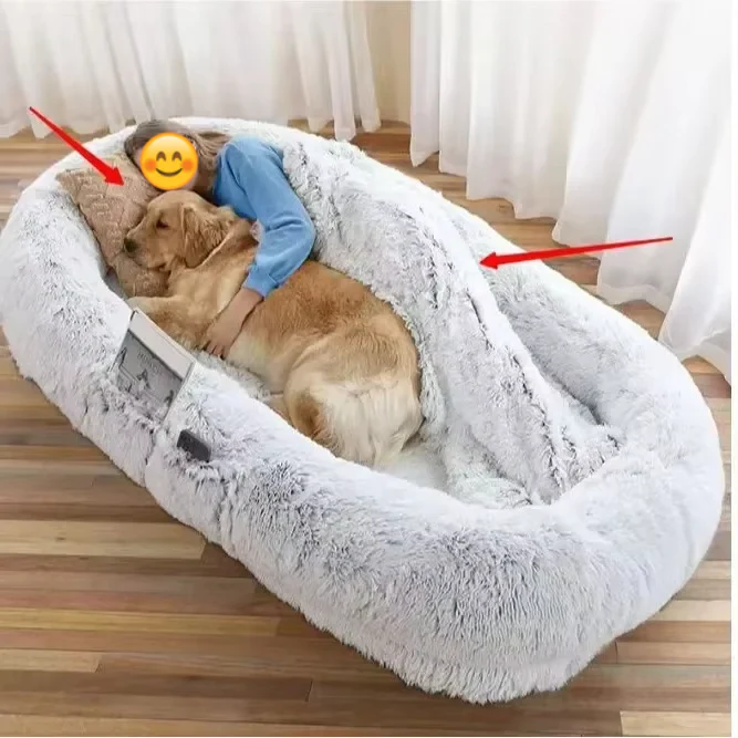 Oversized Ultra Plush Cozy Nest Floor Bed - Image 4
