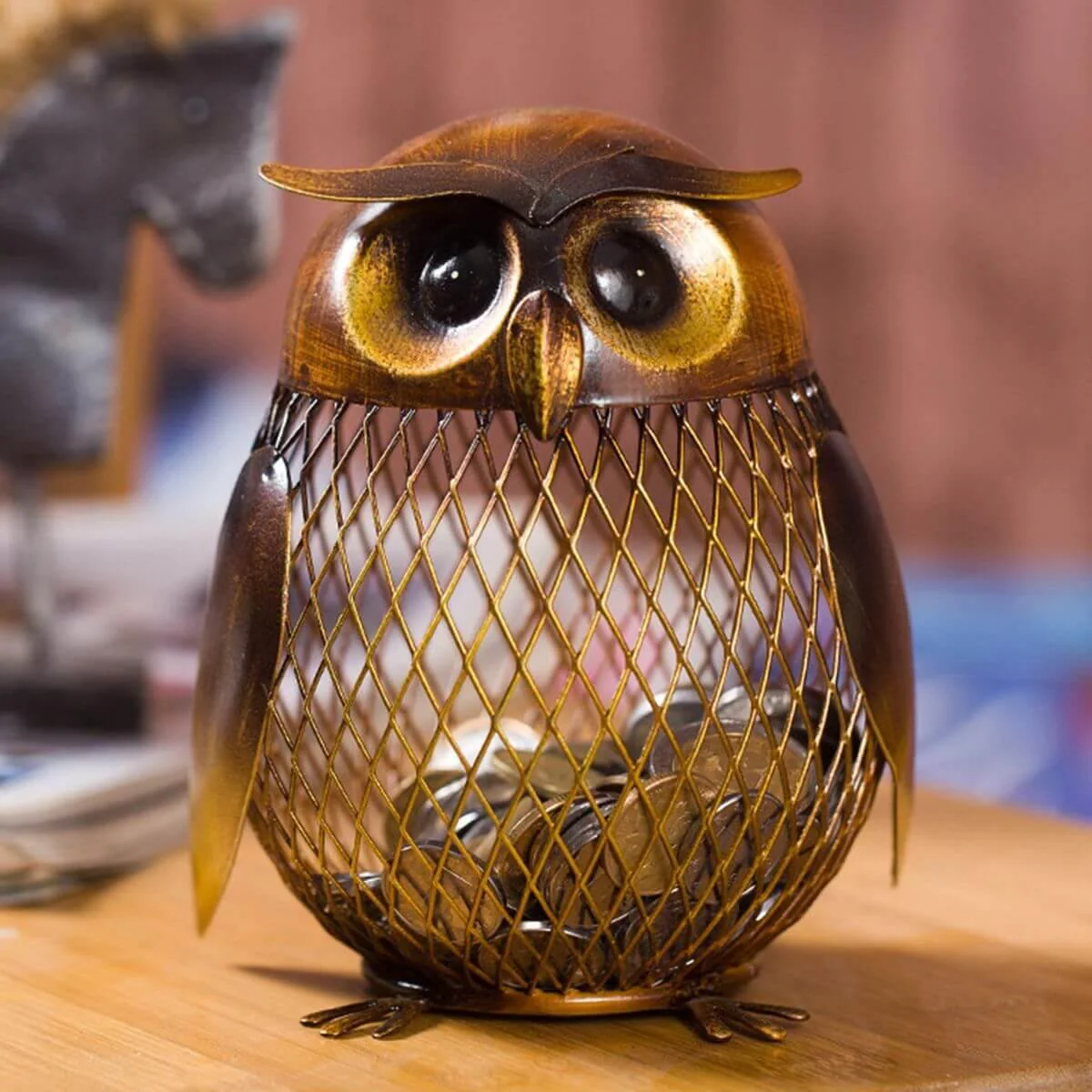 Owl Shaped Piggy Bank - Image 4
