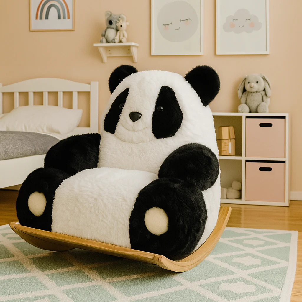 Panda Plush Rocking Chair - Image 2