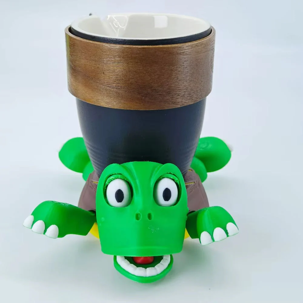 Panicked Turtle Mug Holder Coaster - Image 3