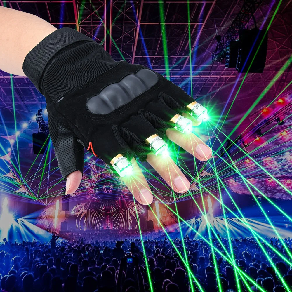 Party Fun Dancing Laser Gloves - Image 2