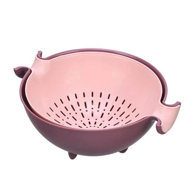 Pastel Double Drain Basket Bowl - Image 4