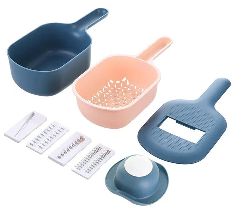 Pastel Multifunctional Easy Storage Grater - Image 9