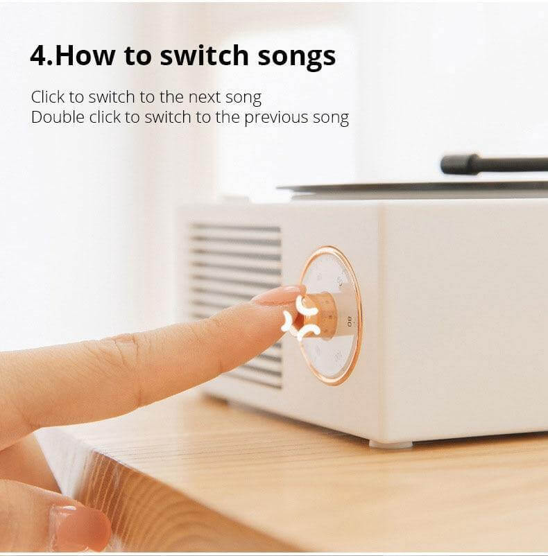 Pastel Vintage Bluetooth Stereo Speaker - Image 12