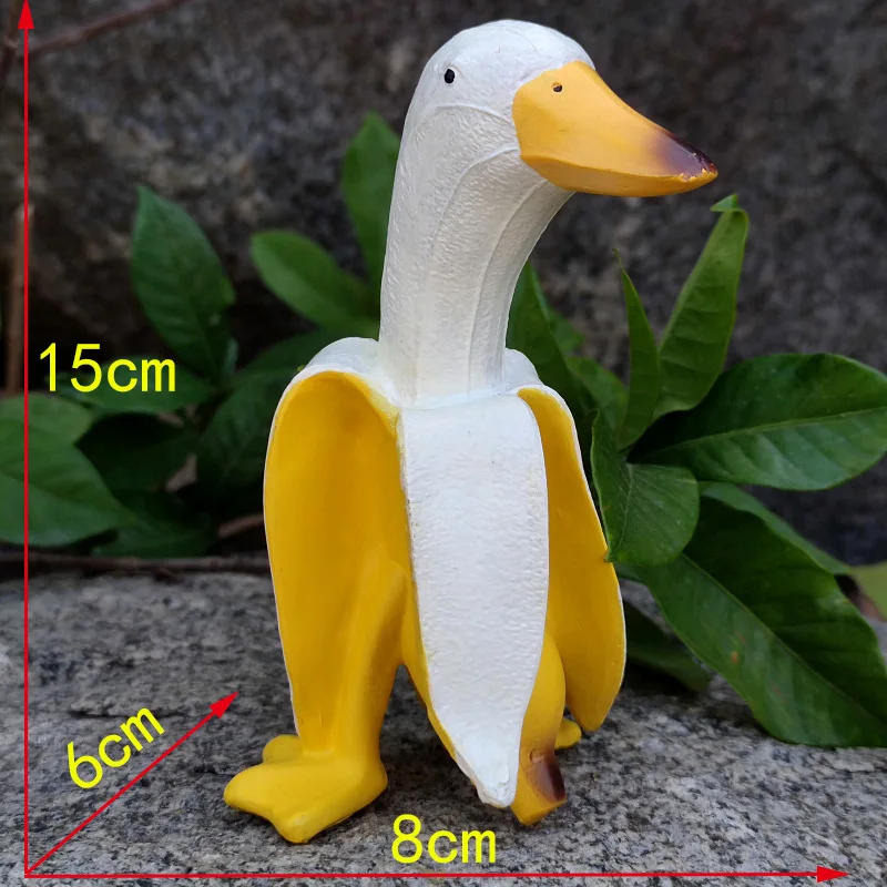 Peeled Banana Duck Face Garden Decor - Image 7