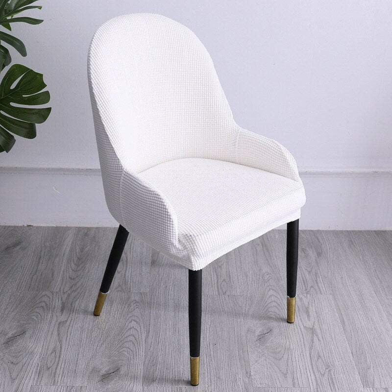 Perfect Fit High Elasticity Curved Chair Cover - Image 13