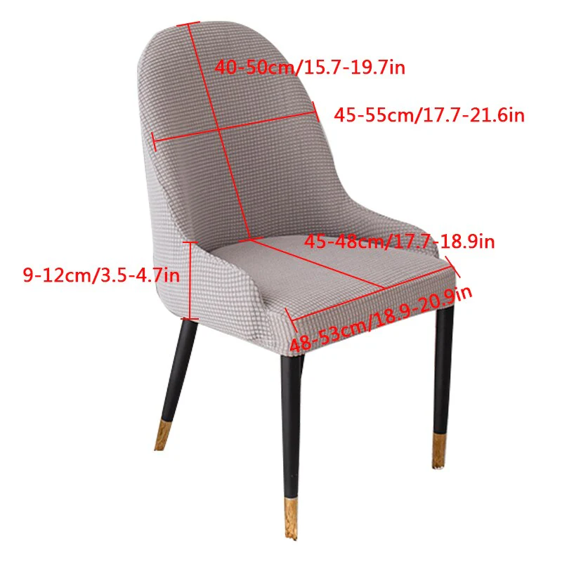 Perfect Fit High Elasticity Curved Chair Cover - Image 5