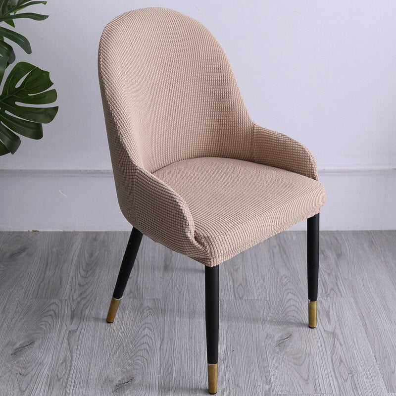 Perfect Fit High Elasticity Curved Chair Cover - Image 7