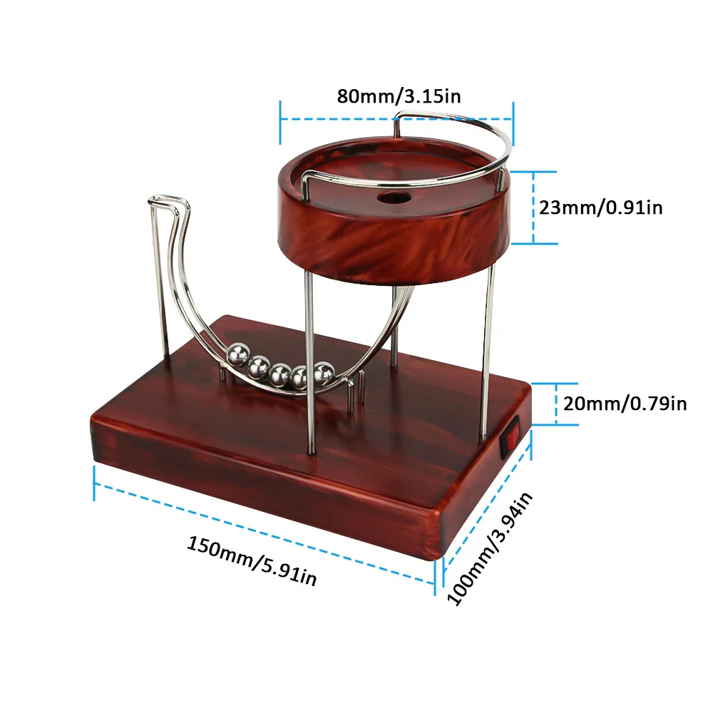 Perpetual Motion Kinetic Art Science Toy - Image 2