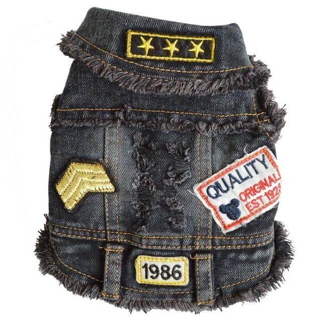 Pet Cowboy Jean Jacket - Image 2