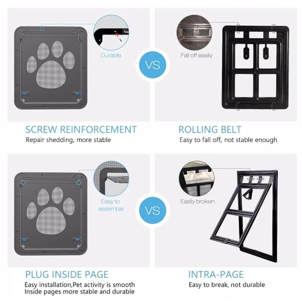 Pet Footprint Pattern Screen Door - Image 5