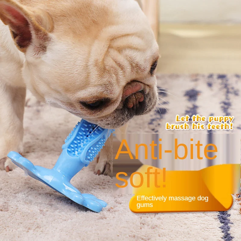 Pet Tooth Cleaner Natural Rubber Chew Toy - Image 2