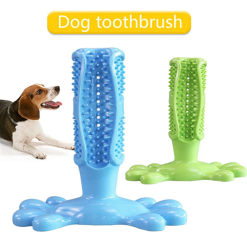 Pet Tooth Cleaner Natural Rubber Chew Toy - Image 3