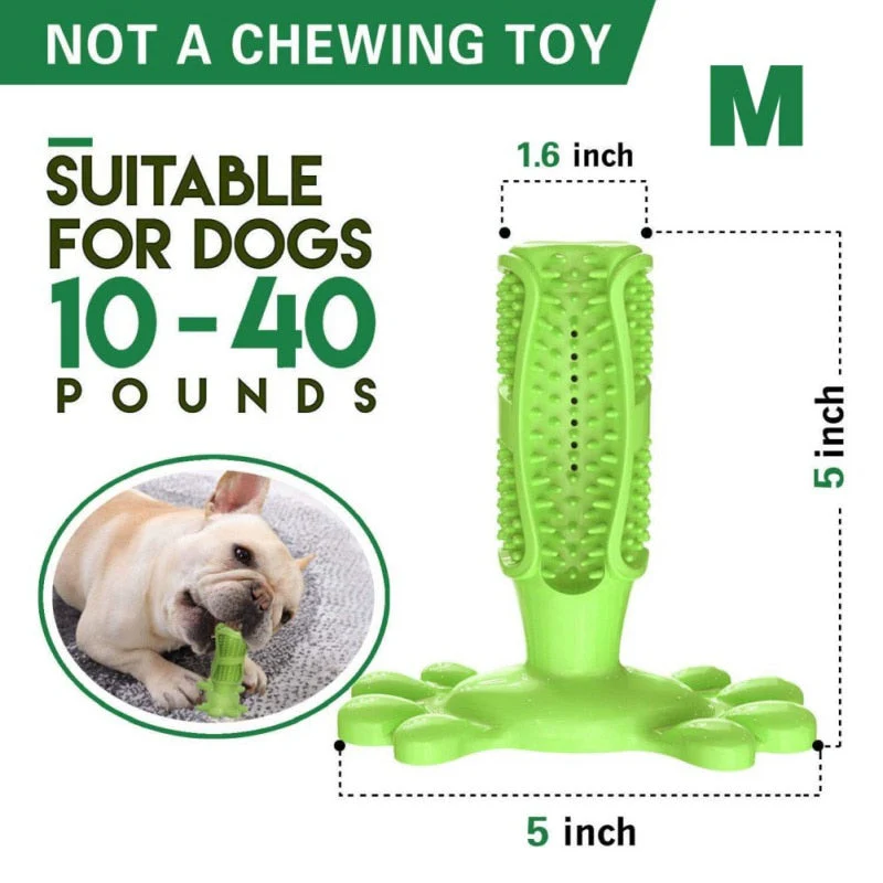 Pet Tooth Cleaner Natural Rubber Chew Toy - Image 7