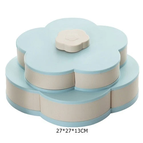 Petal-Shape Rotating Snack Box - Image 12
