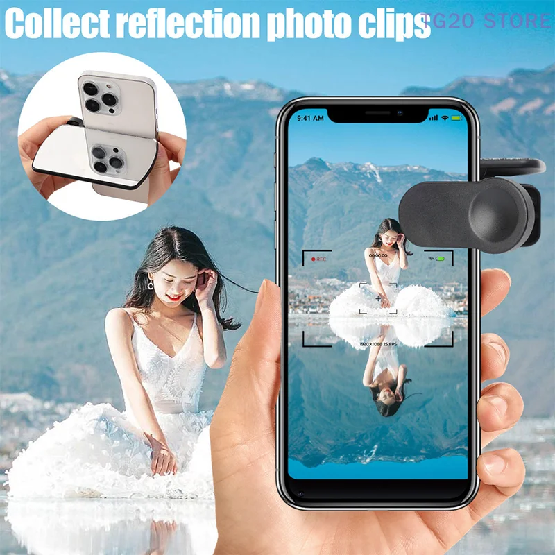 Phone Camera Mirror Reflection Effect Clip Kit - Image 3